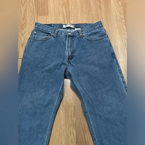 Levi’s 505 Men’s Straight Leg Jeans 34x30 (34x26) Blue Medium Classic Western - Picture 2 of 14